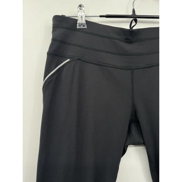 Athleta  Woman's Replay Reflective Capri‎ Cropped Leggings Running Size M - Picture 2 of 7
